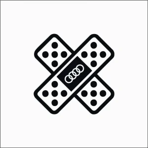 Sticker Auto Audi Pansament
