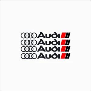 Set 4 Bucati Stickere Manere Audi Germany