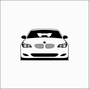 Sticker Auto BMW E60