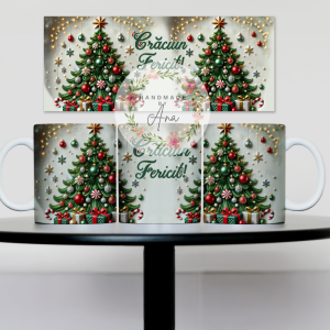 Cana Crăciun Fericit - Brad