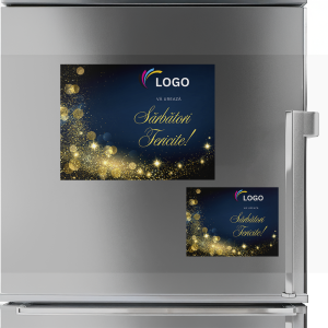 Magnet de Crăciun cu Siglă Companie 2