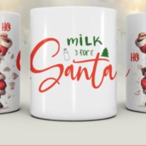 Cana Personalizata Christmas Milk For Santa