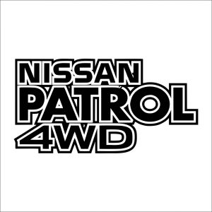 Sticker Auto Off-Road Nissan Patrol 4WD