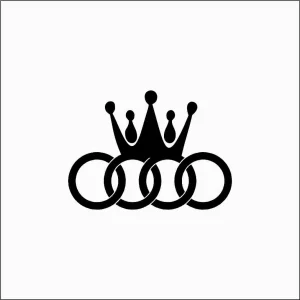Sticker Auto Audi Coroana