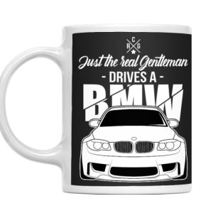 Cana Personalizata Real Gentleman Drives BMW black