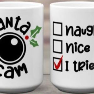 Cana Personalizata Christmas Santa Cam