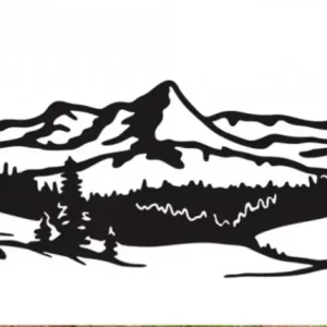 Sticker Auto Peisaj Munte