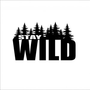 Sticker Auto Vanatoare Stay Wild