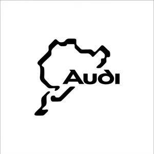 Sticker Auto Audi Circuit