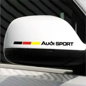 Set 2 Bucati Stickere Oglinda Audi Sport