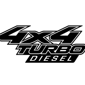 Sticker Auto 4x4 Turbo Diesel