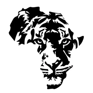 Sticker Auto Africa Tiger