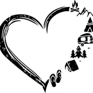 Sticker Auto Love Camping