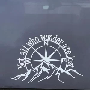 Sticker Auto Off-Road Not All Who Wander are Lost