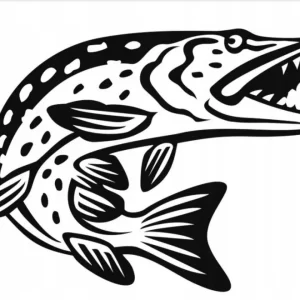 Sticker Auto Pescuit Stiuca