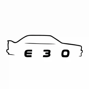 Sticker Auto BMW E30