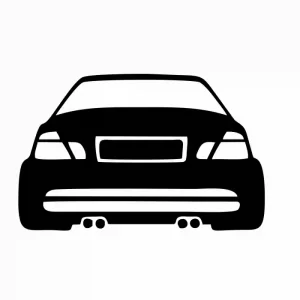 Sticker Auto BMW E46 Rear