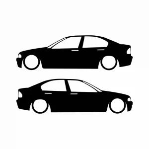 Sticker Auto BMW E46 Set de 2