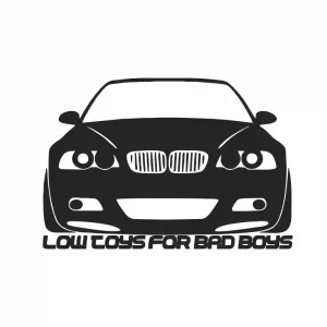 Sticker Auto BMW E90 Low Toys