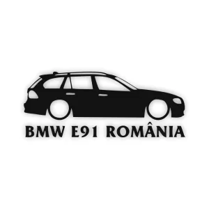 Sticker Auto BMW E91 Romania