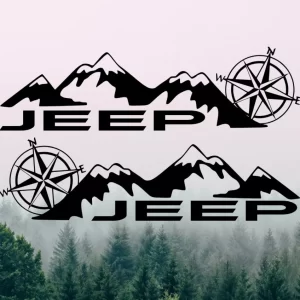 Set 2 Bucati Sticker Jeep