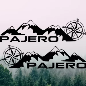 Set 2 Bucati Sticker Mitsubishi Pajero