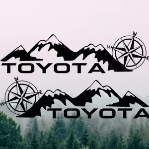 Set 2 Bucati Sticker Toyota