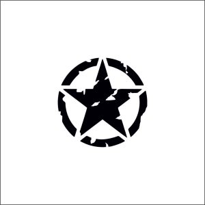 Sticker Auto US Star 2